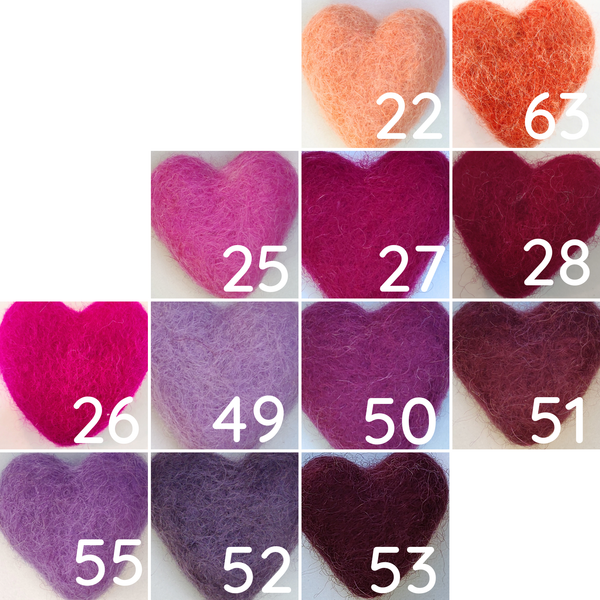 Felted wool balls - 1 cm