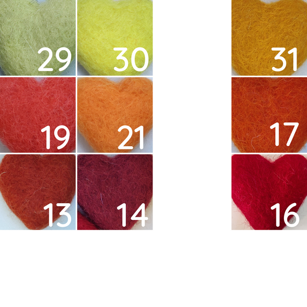 Felted wool balls - 1 cm