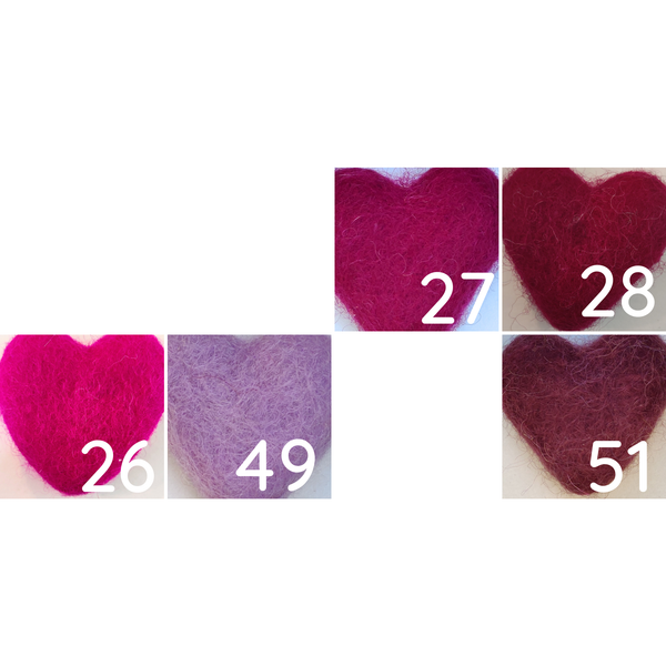 Felted wool balls - 2.5 cm