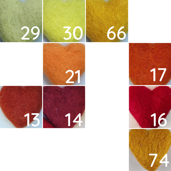 Felted wool balls - 2.5 cm