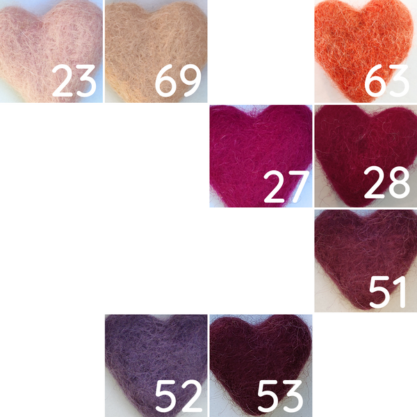 Felted wool balls - 4 cm