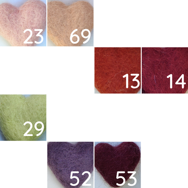 Felted wool balls - 4 cm